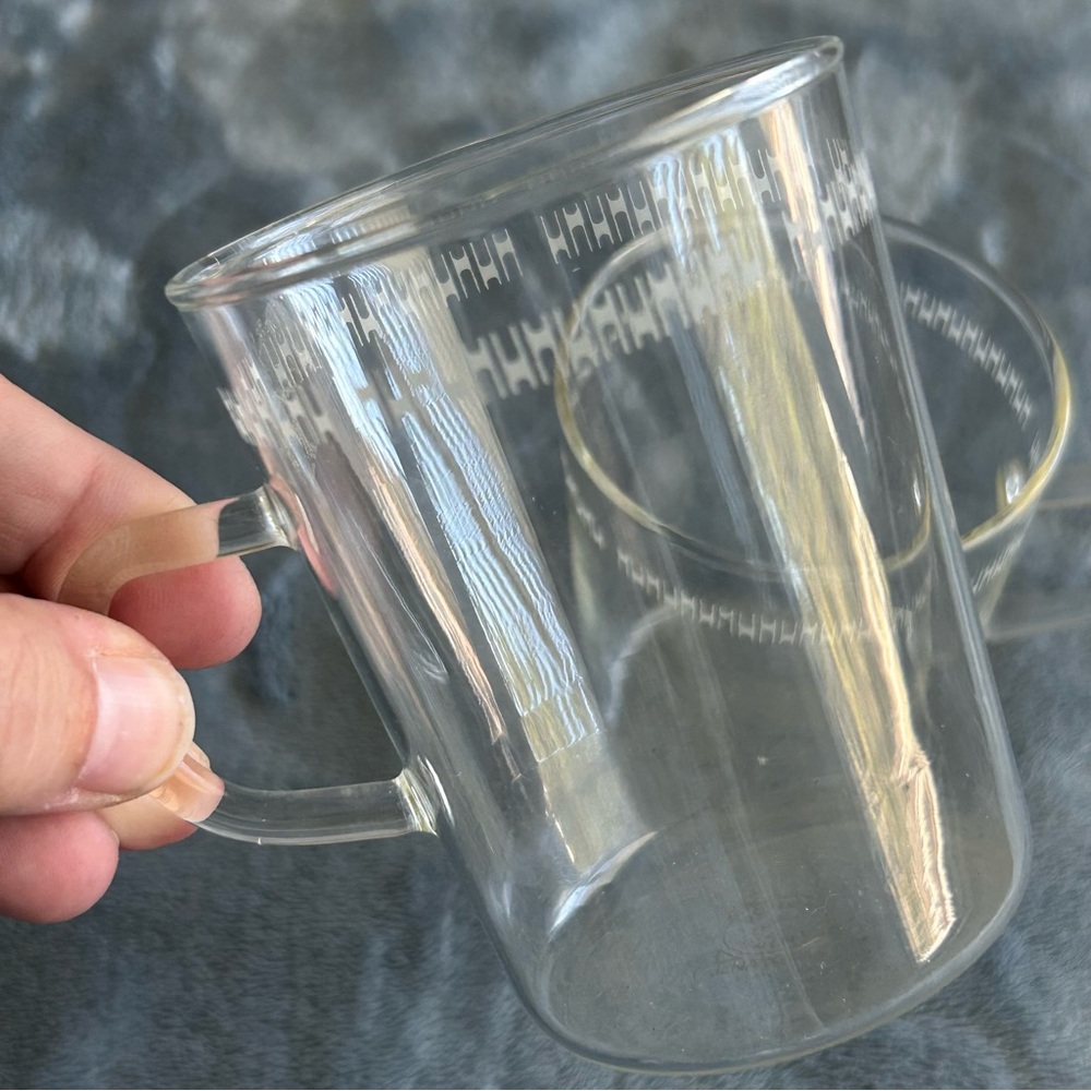 Schott Mainz Glass Tea Coffee Mugs